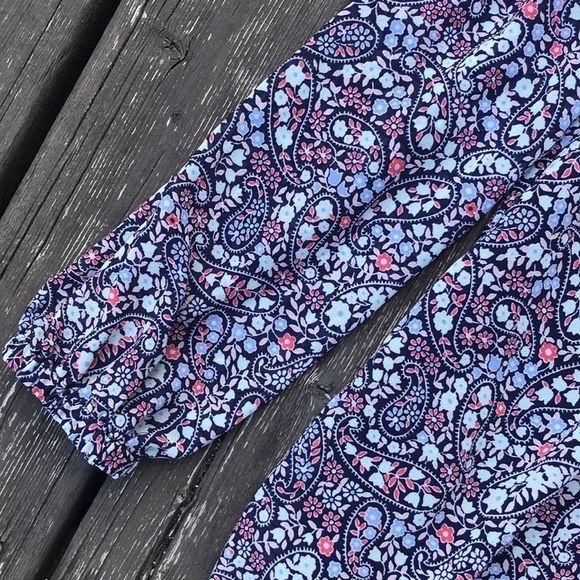 MICHAEL KORS Floral Paisley Ruffle Blouse - Picture 7 of 12